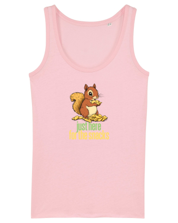 JUST HERE FOR THE SNACKS - VEVERITA - SUNT AICI PENTRU GUSTARI Cotton Pink