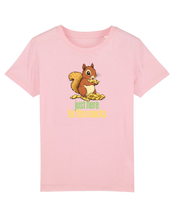 JUST HERE FOR THE SNACKS - VEVERITA - SUNT AICI PENTRU GUSTARI Cotton Pink