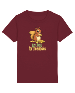 JUST HERE FOR THE SNACKS - VEVERITA - SUNT AICI PENTRU GUSTARI Tricou mânecă scurtă  Copii Mini Creator