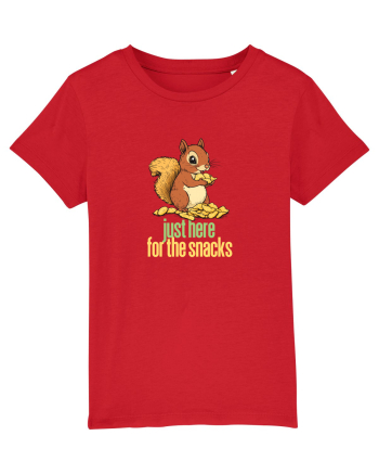 JUST HERE FOR THE SNACKS - VEVERITA - SUNT AICI PENTRU GUSTARI Red