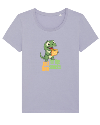JUST HERE FOR THE SNACKS - DINOZAUR - SUNT AICI PENTRU GUSTARI Lavender