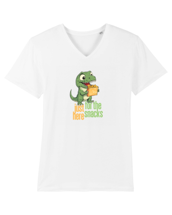 JUST HERE FOR THE SNACKS - DINOZAUR - SUNT AICI PENTRU GUSTARI White