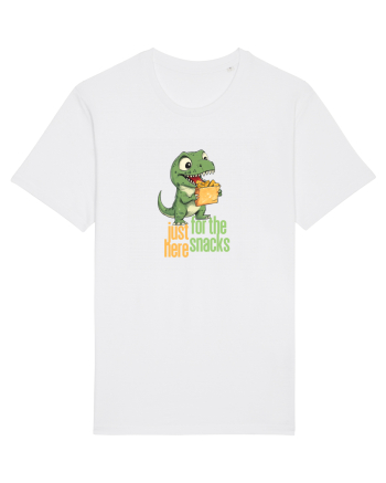 JUST HERE FOR THE SNACKS - DINOZAUR - SUNT AICI PENTRU GUSTARI White