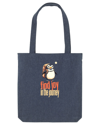 FIND JOY IN THE JOURNEY - PINGUIN - BUCURA-TE DE CALATORIE / DRUM Midnight Blue