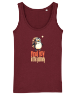 FIND JOY IN THE JOURNEY - PINGUIN - BUCURA-TE DE CALATORIE / DRUM Maiou Damă Dreamer