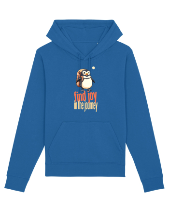 FIND JOY IN THE JOURNEY - PINGUIN - BUCURA-TE DE CALATORIE / DRUM Royal Blue