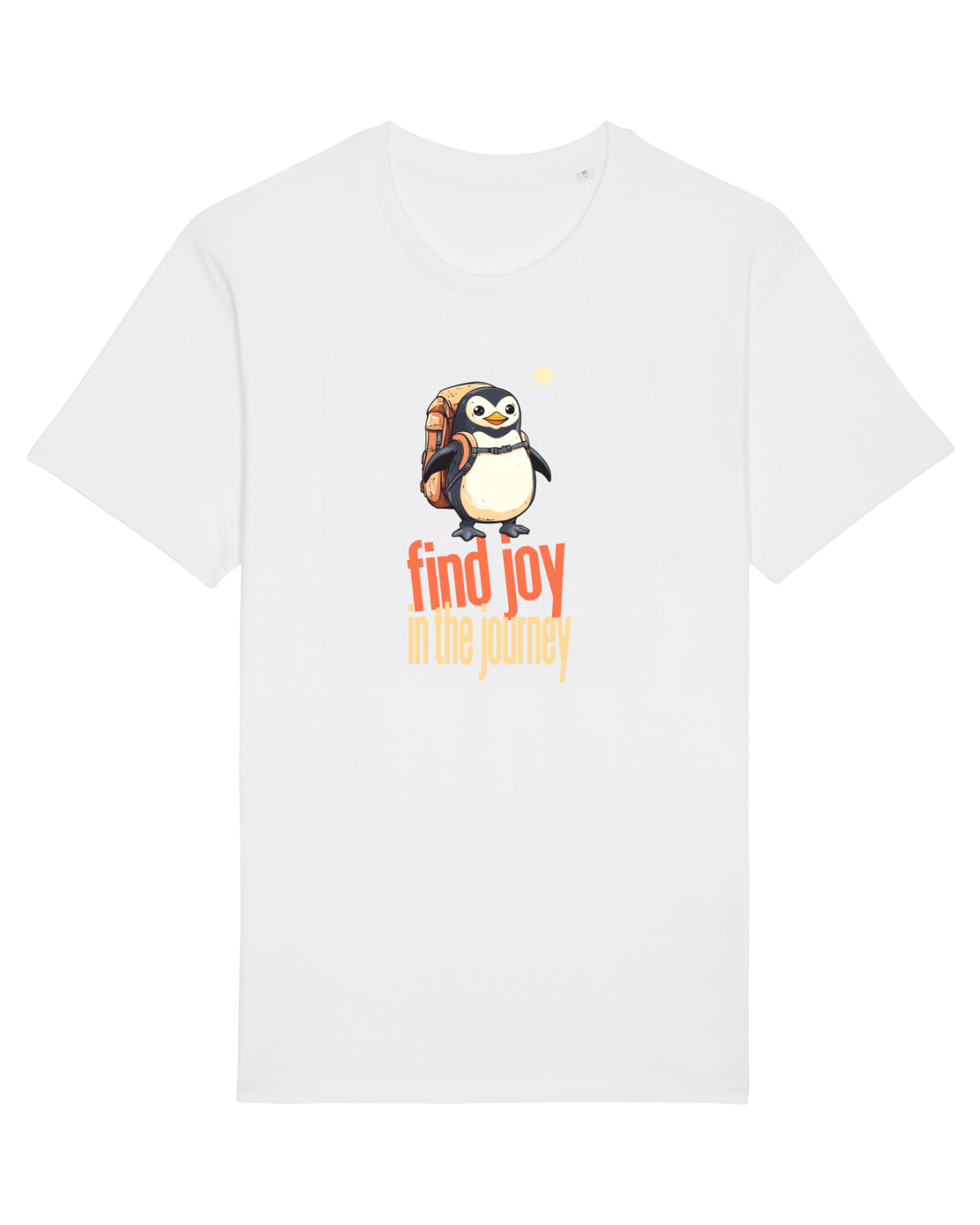 Tricou mânecă scurtă Unisex Rocker White