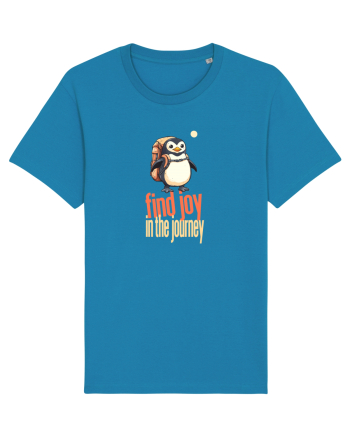 FIND JOY IN THE JOURNEY - PINGUIN - BUCURA-TE DE CALATORIE / DRUM Azur