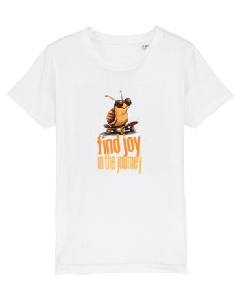 FIND JOY IN THE JOURNEY - MELC - BUCURA-TE DE CALATORIE / DRUM White