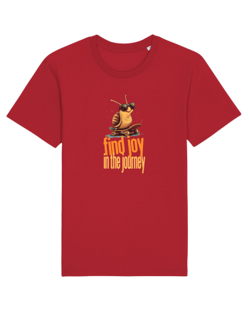 FIND JOY IN THE JOURNEY - MELC - BUCURA-TE DE CALATORIE / DRUM Red