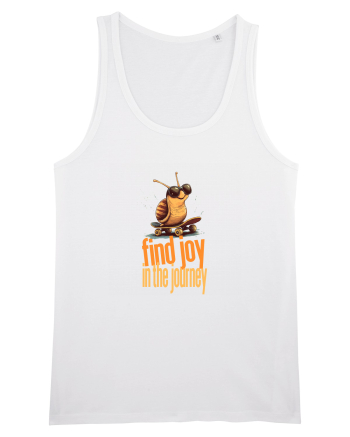 FIND JOY IN THE JOURNEY - MELC - BUCURA-TE DE CALATORIE / DRUM White