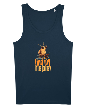 FIND JOY IN THE JOURNEY - MELC - BUCURA-TE DE CALATORIE / DRUM Navy