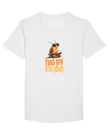 FIND JOY IN THE JOURNEY - MELC - BUCURA-TE DE CALATORIE / DRUM White