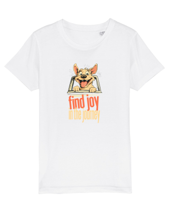 FIND JOY IN THE JOURNEY - CAINE- BUCURA-TE DE CALATORIE / DRUM White