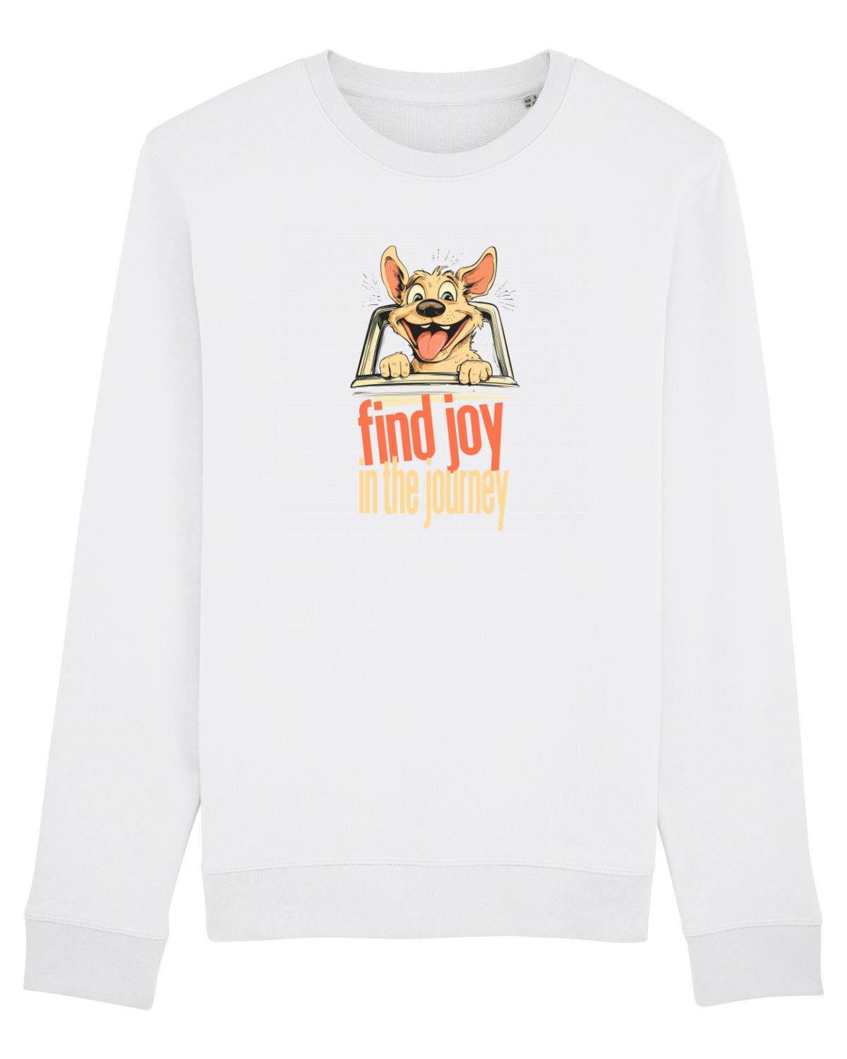 Bluză mânecă lungă Unisex Rise White