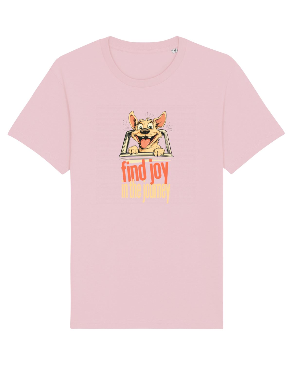 Tricou mânecă scurtă Unisex Rocker Cotton Pink