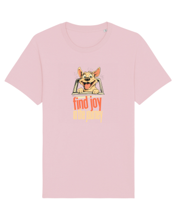 FIND JOY IN THE JOURNEY - CAINE- BUCURA-TE DE CALATORIE / DRUM Cotton Pink