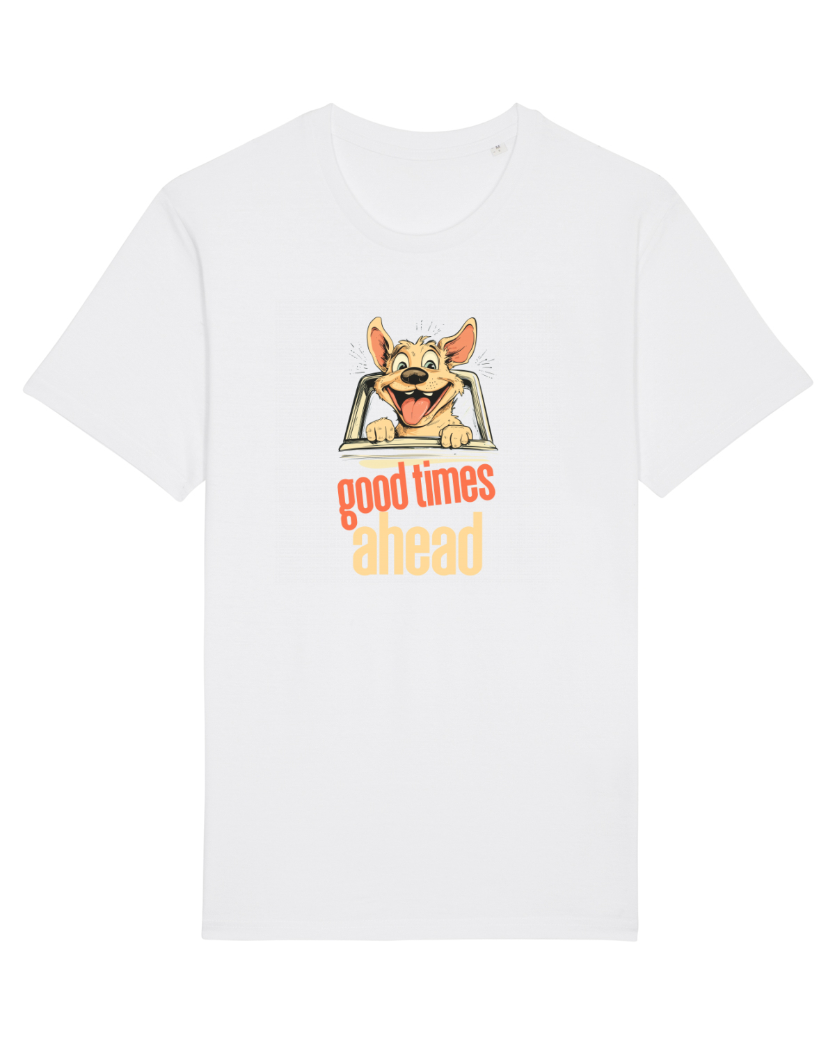 Tricou mânecă scurtă Unisex Rocker White