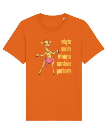 WHY BE MOODY WHEN YOU CAN SHAKE YOUR BOOTY - GIRAFA BELLYDANCER 1 Bright Orange
