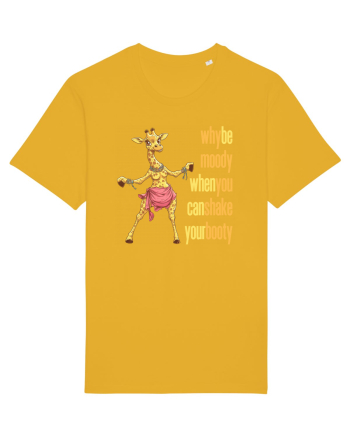 WHY BE MOODY WHEN YOU CAN SHAKE YOUR BOOTY - GIRAFA BELLYDANCER 1 Spectra Yellow