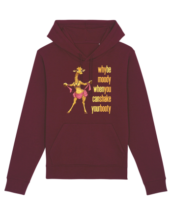 WHY BE MOODY WHEN YOU CAN SHAKE YOUR BOOTY - GIRAFA BELLYDANCER 2 Burgundy