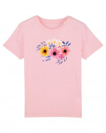 Flowers Cotton Pink