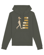 WHY BE MOODY WHEN YOU CAN SHAKE YOUR BOOTY - GIRAFA CU PALARIE Hanorac Unisex Drummer