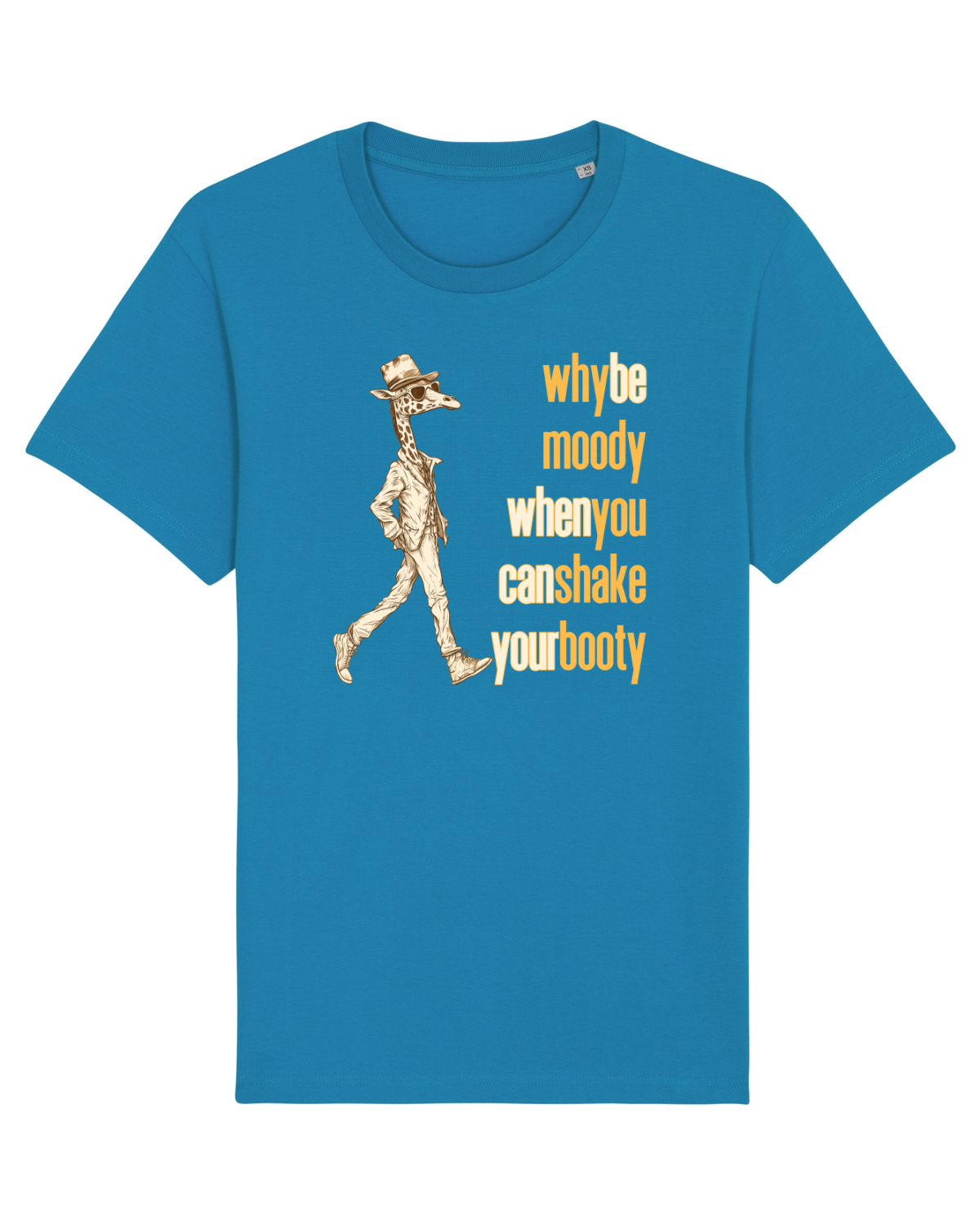 Tricou mânecă scurtă Unisex Rocker Azur