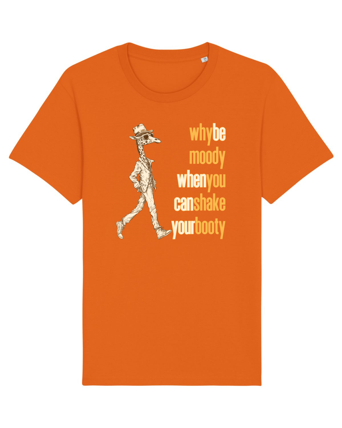 Tricou mânecă scurtă Unisex Rocker Bright Orange