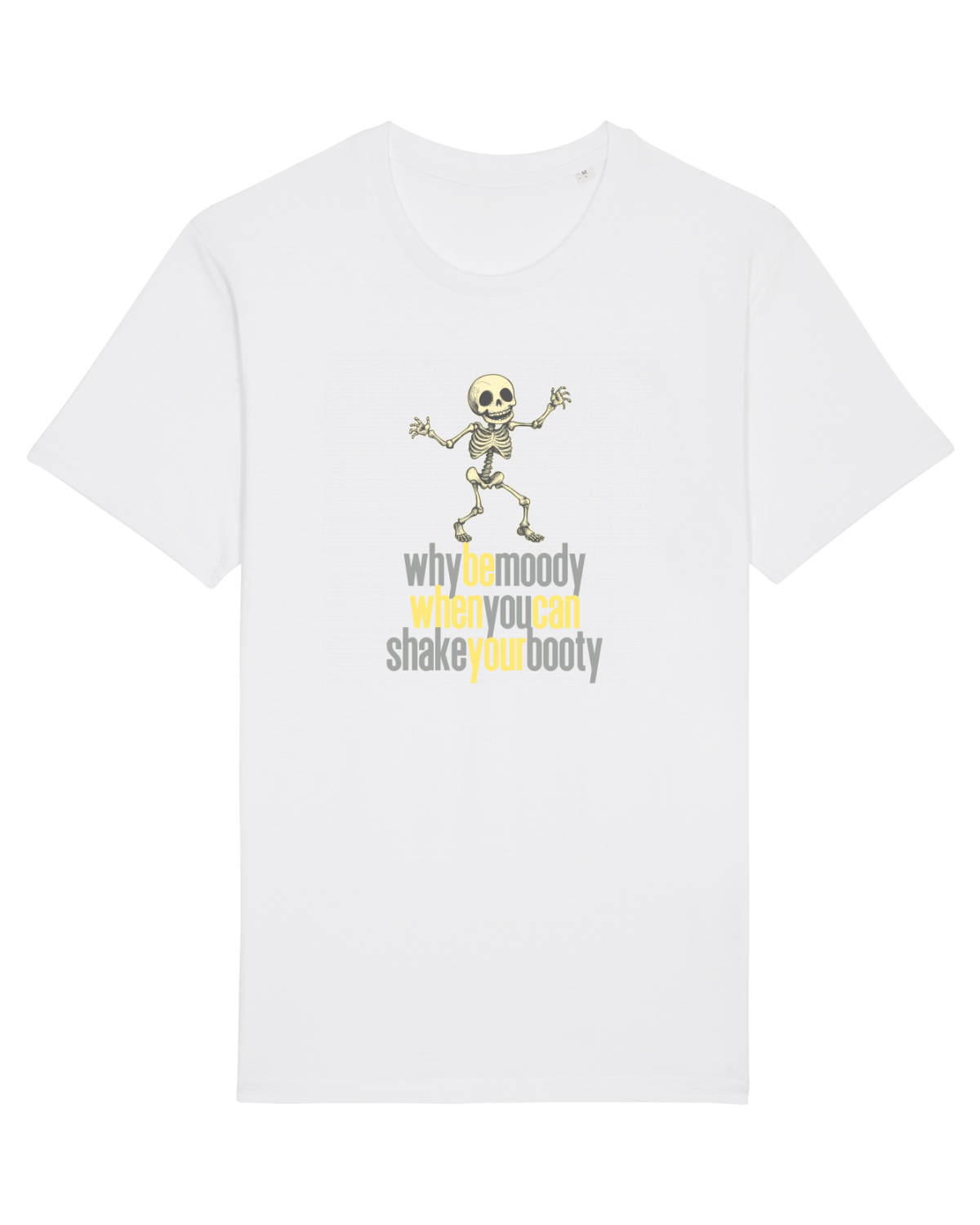 Tricou mânecă scurtă Unisex Rocker White