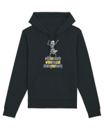 WHY BE MOODY WHEN YOU CAN SHAKE YOUR BOOTY - SCHELET 2 Hanorac Unisex Drummer