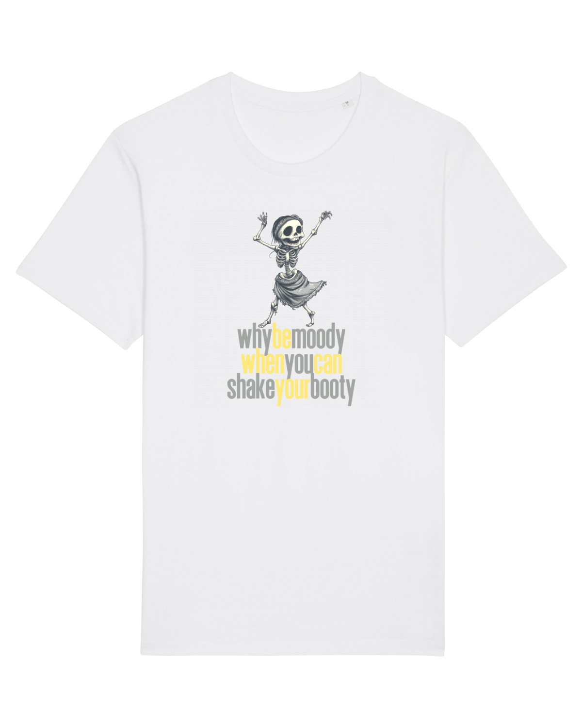 Tricou mânecă scurtă Unisex Rocker White