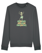 WHY BE MOODY WHEN YOU CAN SHAKE YOUR BOOTY - SCHELET 1 Bluză mânecă lungă Unisex Rise