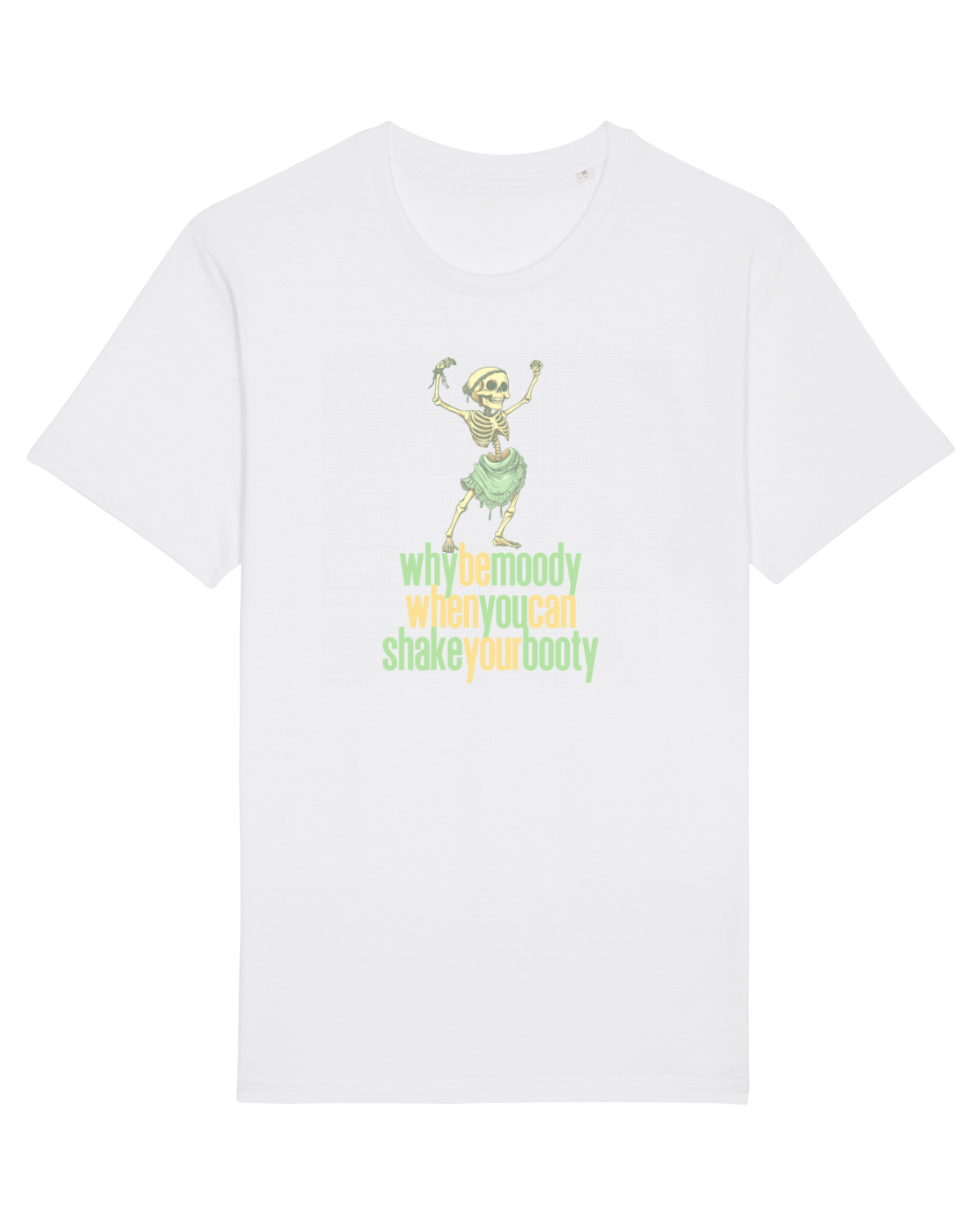 Tricou mânecă scurtă Unisex Rocker White
