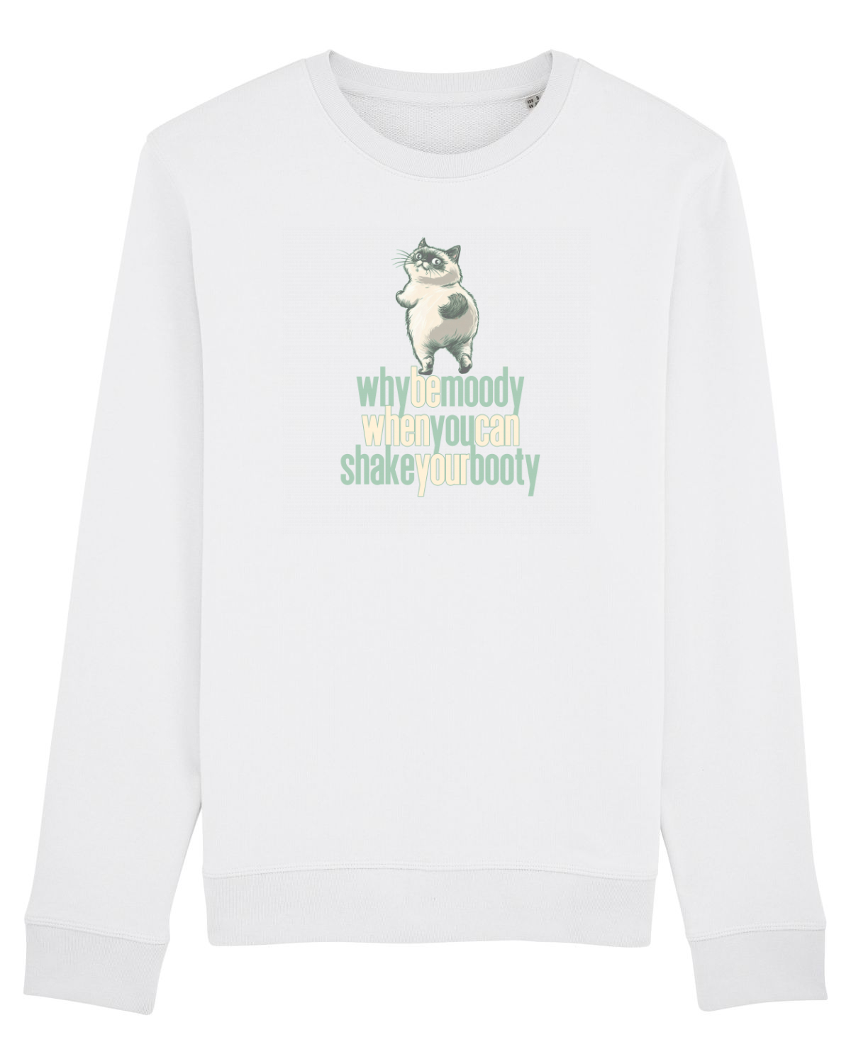 Bluză mânecă lungă Unisex Rise White