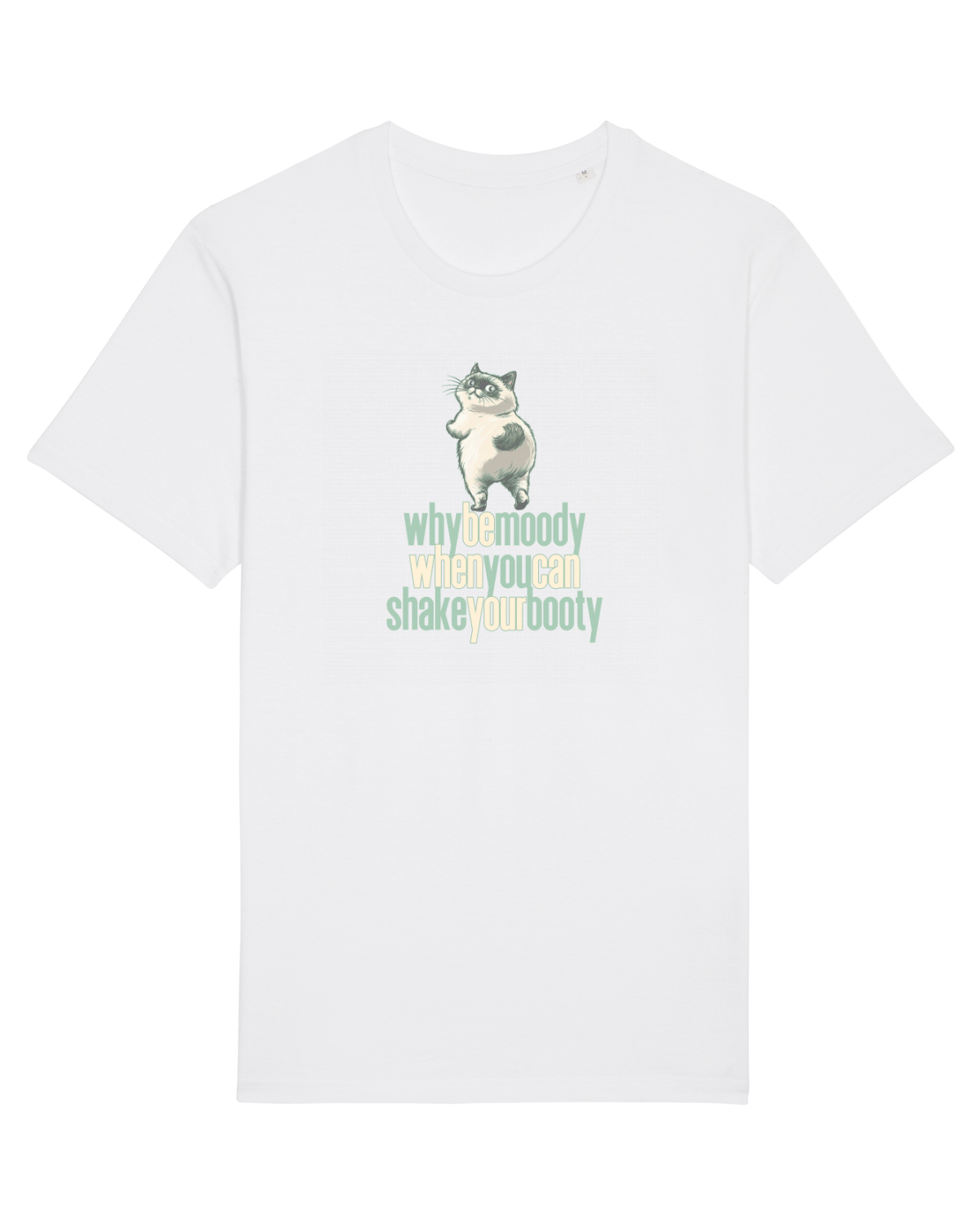 Tricou mânecă scurtă Unisex Rocker White