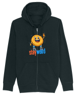 STAY WEIRD - Gogoasa - selfie Hanorac cu fermoar Unisex Connector