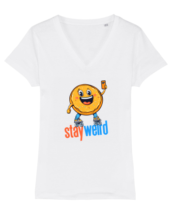 STAY WEIRD - Gogoasa - selfie White