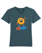 STAY WEIRD - Gogoasa - selfie Tricou mânecă scurtă guler V Bărbat Presenter