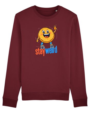 STAY WEIRD - Gogoasa - selfie Burgundy