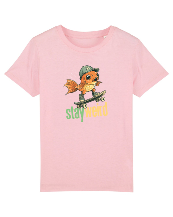 STAY WEIRD - Peste - skateboard Cotton Pink