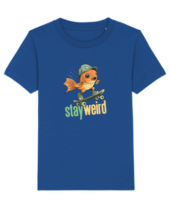 STAY WEIRD - Peste - skateboard Majorelle Blue