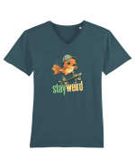 STAY WEIRD - Peste - skateboard Tricou mânecă scurtă guler V Bărbat Presenter