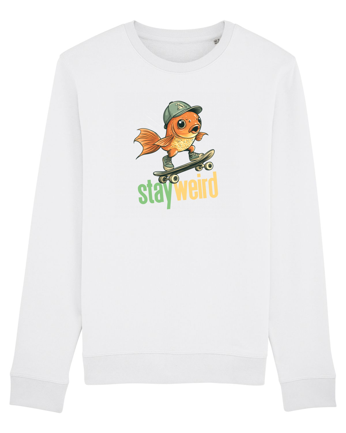 Bluză mânecă lungă Unisex Rise White