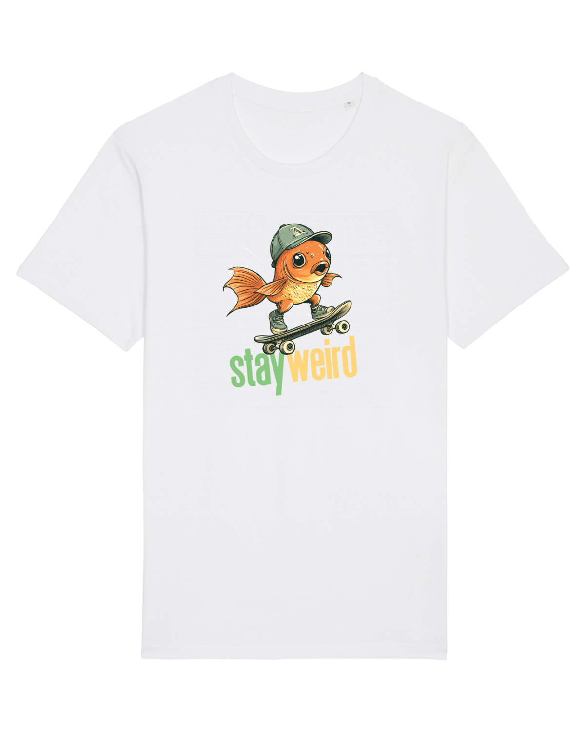 Tricou mânecă scurtă Unisex Rocker White