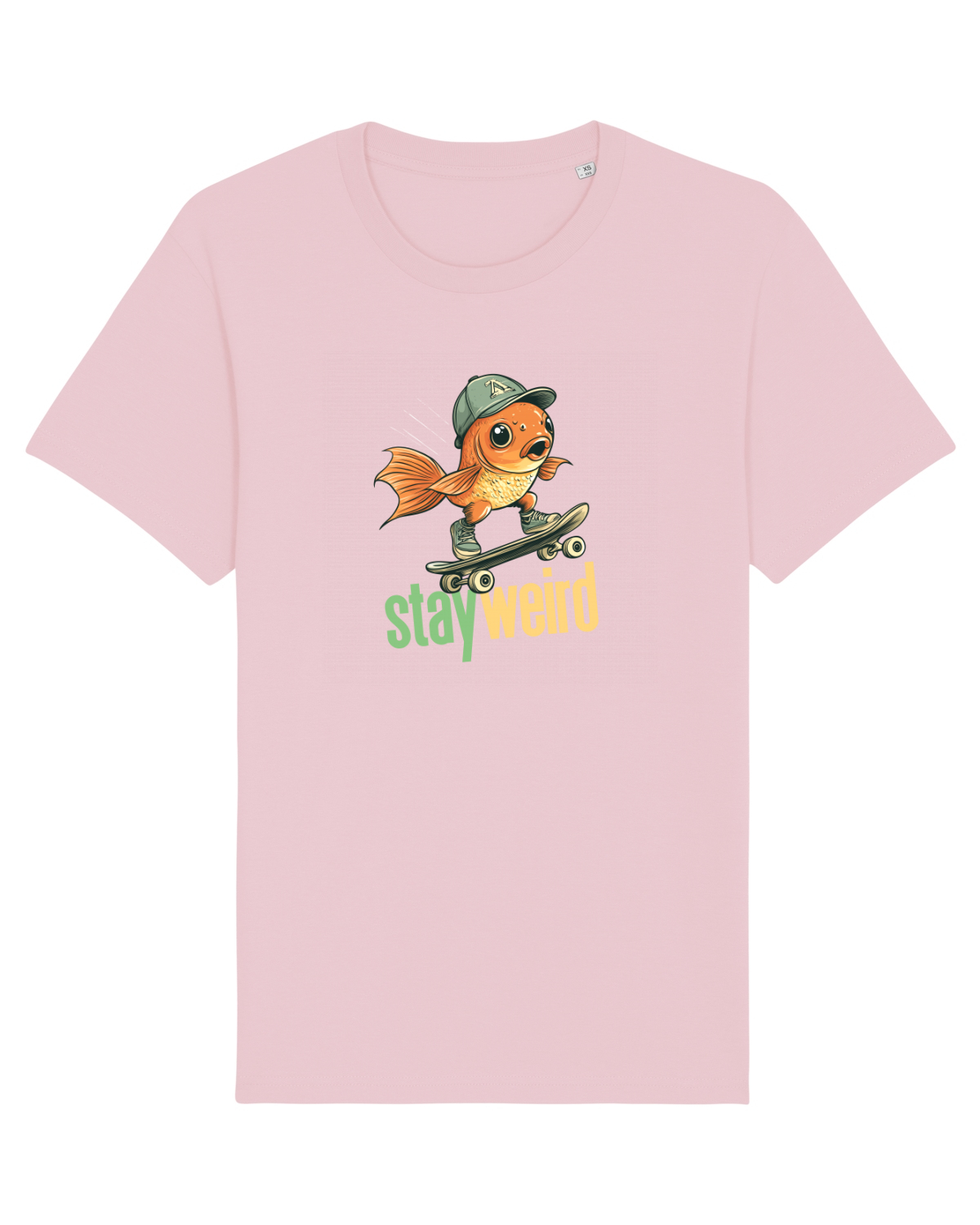 Tricou mânecă scurtă Unisex Rocker Cotton Pink