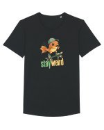 STAY WEIRD - Peste - skateboard Tricou mânecă scurtă guler larg Bărbat Skater