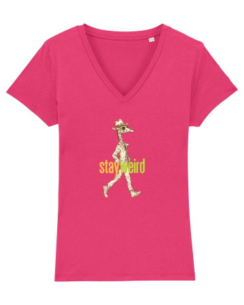 STAY WEIRD - Girafa - palarie & ochelari de soare Raspberry
