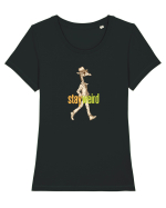 STAY WEIRD - Girafa - palarie & ochelari de soare Tricou mânecă scurtă guler larg fitted Damă Expresser