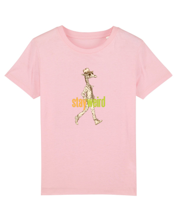 STAY WEIRD - Girafa - palarie & ochelari de soare Cotton Pink